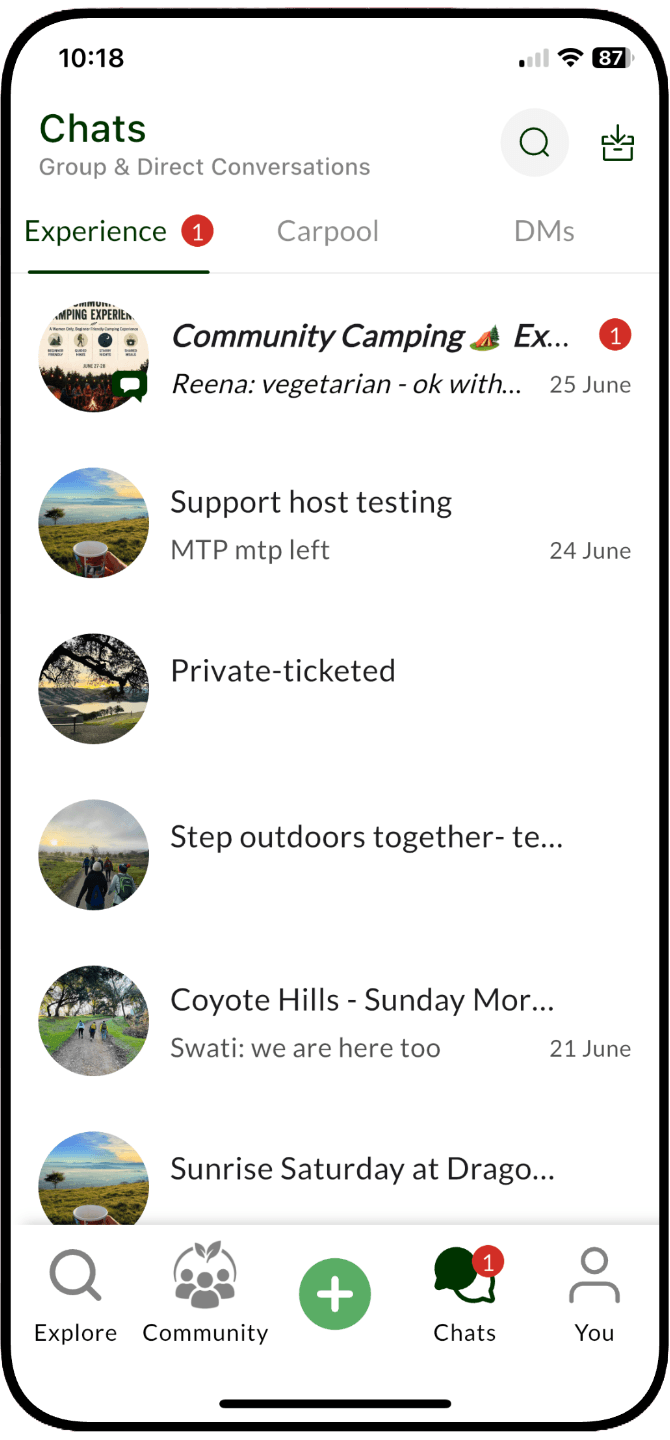 Carpool feature
