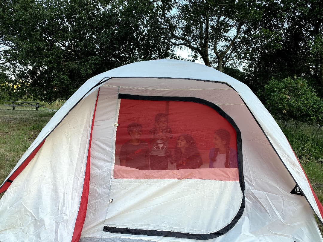 Camping at Calaveras big trees state park